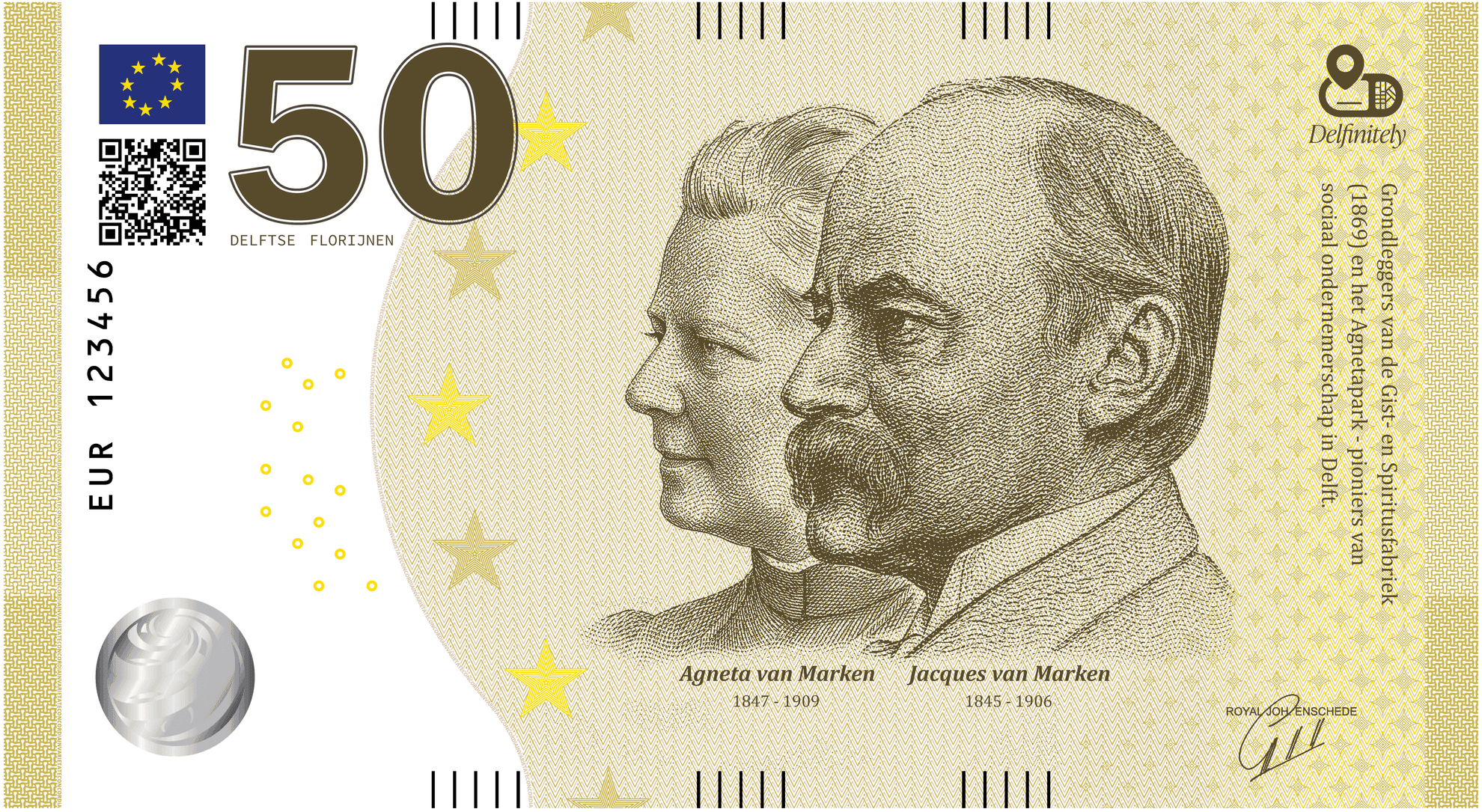 Delftse Florijn van 50